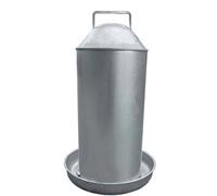 KetoPlastics 18L Metal Large Automatic Chicken Waterer Hen Coop Drinker Bird Hen Duck