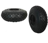 KetoPlastics 3.00-4 TYRE with INNER TUBE (4 PLY) Sack Truck Trolley Bent Valve (260 x 85)