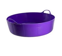 KetoPlastics 35 Litre Large Shallow Flexible 2-Handled Recycled Tub Dog Pool Bath (Purple)