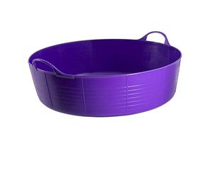 KetoPlastics 35 Litre Large Shallow Flexible 2-Handled Recycled Tub Dog Pool Bath (Purple)
