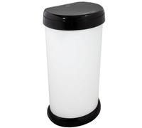 Ketoplastics 42L White Kitchen Bin Moda Touch Top Lid