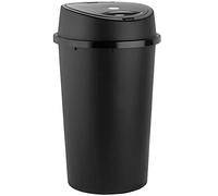 KetoPlastics 45 Litre Black Touch Top Bin for Home Garden Office School Kitchen Bathroom