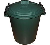 KetoPlastics 50L PLASTIC HANDLE GREEN Garden Storage Dustbin Bin 50 Litre Refuse HEAVY DUTY
