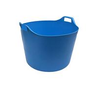 KetoPlastics 76 LITRE EXTRA LARGE Heavy Duty Flexi Tub Garden Home Flexible Colour Plastic Storage Container Bucket Flex Tub- MADE IN U.K (LIGHT BLUE)