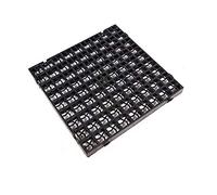 KetoPlastics 80 x Black Plastic Paving Driveway Grid Turf Grass Lawn Path Gravel Protector Drainage Mat (20 Square Meter)