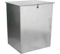 KetoPlastics Animal Feed Bin Large Metal Storage Bin Box Horse Feed Store Tack Storage Corn Bin No3