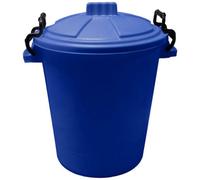KetoPlastics Blue 50L Bin With Clip Lock Lid