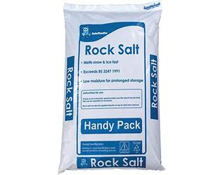 KetoPlastics Brown Rock Salt 10KG Bag Rock Salt for Clearing Roads Paths and Driveways of Ice and Snow Dry Free-Flowing Salt Crystals - 10kg Handy Pack De-ice Drive