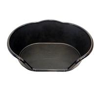 KetoPlastics DOG BED BLACK PLASTIC EXTRA LARGE HEAVY DUTY PET BED - DOG/CAT/ANIMAL/SLEEP/BASKET