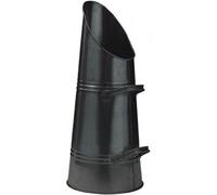 KetoPlastics Heavy Duty Large 22" Black Metal Coal Hod Scuttle Fireside Bucket