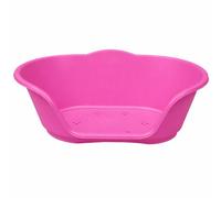 KetoPlastics Large PINK Plastic Dog Bed/Cat Bed Basket Heavy Duty Made In UK