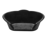 KetoPlastics Large Plastic Dog Bed Basket - Black