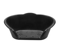 KetoPlastics Medium Dog Bed Black Plastic Pet Bed Basket