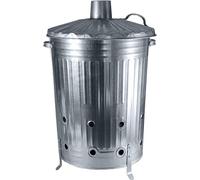 KetoPlastics Metal Incinerator Leaf Wood Waste Burner Garden Rubbish Fire Bin Burner 90L