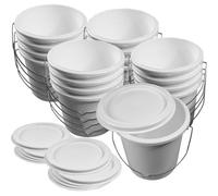 KetoPlastics Paint Kettle Container Tub With Metal Handle And Lid 2.5L (Pack Of 20)