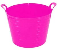 KetoPlastics Polyethylene Flex Tub 42L flexi bucket storage bucket storage tub flexi tub (PINK)