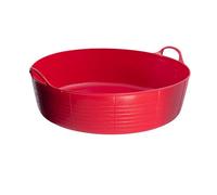 KetoPlastics Red 35 Litre Large Shallow Flexible 2-Handled Recycled Tub Dog Pool Bath
