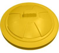 KetoPlastics Replacement Bin Lid With Handle For 80L 85L Dustbin Rubbish Bin - Heavy Duty Lid, Yellow