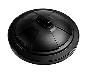 KetoPlastics Replacement Bin Lid with Handle for 80L 85L Dustbin Waste Rubbish Outside Bin - Heavy Duty Lid, Black
