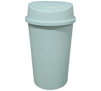 KetoPlastics Sage Green 45 Litre Touch Top Bin Ideal Kitchen Bin For Home Garden Office School Bathroom With Touch Top Bin