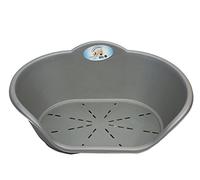 KetoPlastics Small Silver Plastics Dog Bed/Cat Bed Basket Heavy Duty Made In U.K Available in Small, Medium, Large And Extra Large