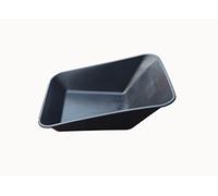 KetoPlastics WHEEL BARROW BLACK REPLACEMENT PLASTIC BODY 85LITRE/ NO HOLES MADE IN UK