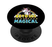 Ketosis Is Magical Keto with Ketogenic Unicorn PopSockets Adhesive PopGrip