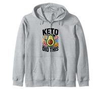 Ketosis Keto Did This Zip Hoodie