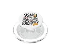 Ketosis Keto Has Breadless Behavior PopSockets PopGrip for MagSafe