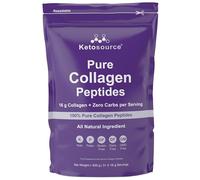 Ketosource® | Pure Collagen Peptides | Keto Collagen Powder | Easy Mixing & No Clumping | Zero Aftertaste | 100% Pure Hydrolyzed Bovine Collagen Powder | 100% Transparency 3rd Party Lab Testing