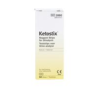 Ketostix Reagent Strips for Urinalysis, Ketone Test - 50 ea