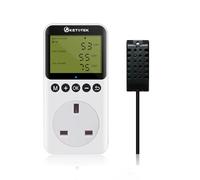 KETOTEK Digital Humidity Controller Plug Socket 230V with Sensor Probe | Humidistat Switch for Reptile Greenhouse Mushroom