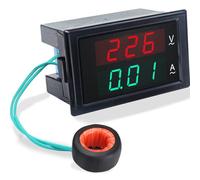 KETOTEK Digital Voltage Current Meter Panel AC 80-300V 100A Voltmeter Ammeter Volt Amp LED Display with Current Transformer