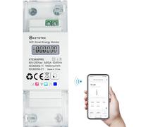 KETOTEK Smart Energy Meter Single Phase DIN Rail Bi-Directional 5(65) A | Digital Electric Meter, WiFi KWh Meter AC90-250V, Energy Monitor App & Voice Control Compatible with Alexa/Google Assistant
