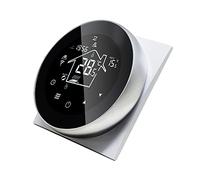 KETOTEK Thermostat WiFi for Gas Boiler/Water Underfloor Heating 3A Black, Smart Thermostat Programmable Boiler Controller, Compatible with Alexa, Tuya Smart Life APP Control