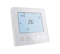 KETOTEK WiFi Smart Thermostat for Boiler 3A 220V Compatible with Alexa, Digital White Boiler Thermostat Programmable Tuya/Smart Life APP Remote Control, Dry Contact