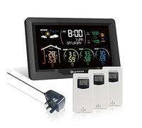 KETOTEK Wireless Radio Weather Station with 3 Outdoor Sensors