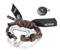ketryep Paracord Bracelets Rope Bracelet for Men and Women, the Perfect Accessory Match for Lovers of Hiking, Camping, Fishing and Hunting! (1-Hermit.Camouflage)
