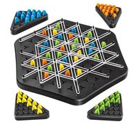 Ketten Dreieck Spiel, Triggle Brettspiel, Brettspiel, Interaktives Steckspiel Dreiecksschach Brettspiel, Steckspiele Fesselndes Strategie Brettspiel
