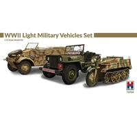 Hobby 2000 72705 WWII Light Military Vehicles Set 1:72 Model Kit