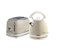 Ariete Cream Dome Kettle and 2 Slice Toaster Pack