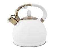 Kettle 3.5L Stainless Steel Whistling Kettle Water Boiling Kettle Flat Bottom Sounding Teapot for Gas Stove Induction Cooker Kettles Electric