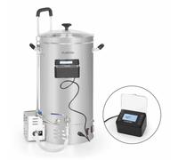 Kettle Beer keg Dispenser Home Brew Mash 2500 W 30 L Stainless Steel - Silver