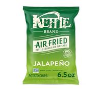 Kettle Brand Potato Chips, Air Fried Jalapeño Kettle Chips, 6.5 Oz Bag
