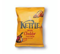 Kettle Mature Cheddar Red Onion Crisps 40g (Pack of 54) FG001862