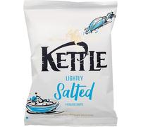 Kettle Chips Lightly Salted Crisps 40g - Pack of 54 | Gourmet Hand-Cooked Potato Chips