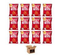 Kettle Chips Variety Flavoured Potato Crisps Snacks - Hand Cooked Thick Cut Crispy | Sea Salt, Balsamic Vinegar & more - Crunchy Vegetarian (Kettle Sweet Chilli, Chips 12Pack x 80g - PM£1.29)