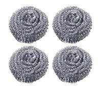 Kettle Descaler Balls,Metal Scourer,Stainless Steel Reusable Kettle Limescale Remover Balls Remove Limescale & Prevent Furring,Premium Limescales Descalers Wire Ball for Kitchen Restaurants(4pc)