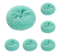 Kettle Descaler Balls,Metal Scourer,Stainless Steel Reusable Kettle Limescale Remover Balls Remove Limescale & Prevent Furring,Premium Limescales Descalers Wire Ball for Kitchen Restaurant(5pc-Green)