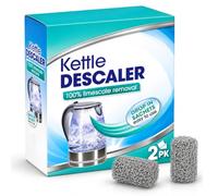 Kettle Descaler Limescale Remover Sachets with 2 x Kettle Discaler Balls | 2 Pack 40g Sachets for Complete Cleaning | 2 Pack Hard water Stain Limescale Remover Wire Ball Reduce Furring, Grease & Grime